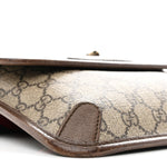 GG Supreme Monogram Neo Vintage Web Belt Bag Brown