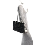 Lambskin Cannage Large Lady Dior Black