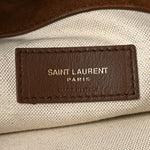 Suede Shearling Patchwork Monogram Giant Jamie Brown Beige