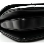 Lambskin Quilted Small Trendy CC Dual Handle Flap Bag Black