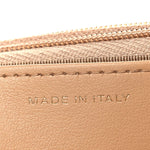 Caviar Quilted Wallet on Chain WOC Beige