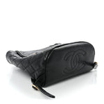 Caviar Quilted Small Filigree Backpack Black