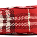 Nylon Horseshoe Crossbody Bag Crayon Red