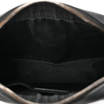 Calfskin Matelasse Monogram Lou Camera Bag Black