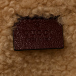 Azalea Calfskin Wool Matelasse Diagonal Small GG Marmont Shoulder Bag Sand Desert