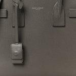 Grained Calfskin Baby Sac De Jour Fog