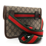 GG Supreme Monogram Neo Vintage Web Belt Bag Brown