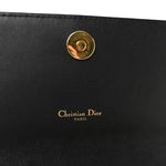 Supple Calfskin Caro Pouch with Chain Black