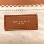 Canvas Calfskin Lauren Panier Tote Desert Dust