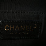 Calfskin Stitched Covered CC Camera Case Bag Black