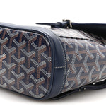 Goyardine Calfskin Mini Alpin Backpack Navy