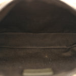 Oblique Saddle Triple Pouch Green
