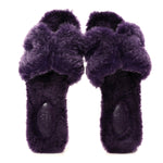 Woolskin Oran Sandals 38.5 Violet Fonce
