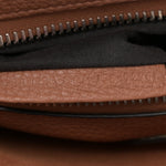 Cuoio Romano Selleria Bi-Color Medium Peekaboo Iconic Satchel Black Mou