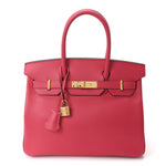 Epsom Birkin 30 Rose Extreme