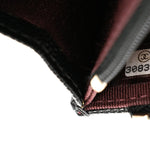 Caviar Quilted Mini Wallet On Chain WOC Black