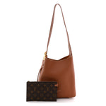 Grained Calfskin Low Key Hobo PM Cognac