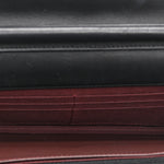 Aged Calfskin Quilted Lucky Charms 2.55 Reissue Wallet On Chain WOC Black