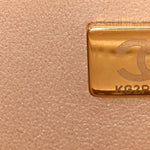 Mirror Calfskin Metallic Calfskin Medium Hollywood Boulevard Flap With Star Coin Purse Light Gold