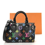 LV X TM Monogram Multicolor Nano Speedy Black