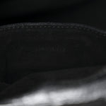 Calfskin Crocodile Embossed Small Monogram Cabas Black