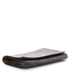 Triomphe Canvas Asymmetric Clutch Tan
