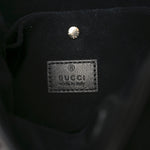 GG Calfskin Emblem Mini Bucket Bag Black