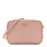 Saffiano Lux Mini Camera Crossbody Bag Orchidea