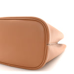 Soft Calfskin Medium Panier Bucket Bag Caramel