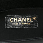 Caviar Quilted Small Boy Flap Black