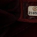 Caviar Quilted City Shopping Tote Dark Red