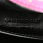 Boucle Tweed Patchwork Monogram Medium Jamie Baguette Magenta