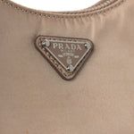 Tessuto Nylon Saffiano Mini Re-Edition 2000 Shoulder Bag Cammeo