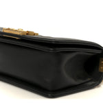 Caviar Quilted Small Boy Flap Black