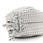 Metallic Fabric Bubble Wrap The Mini Pouch Silver