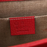 Dollar Calfskin Small Interlocking G Shoulder Bag Red