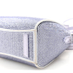 Lambskin Satin Strass Micro Antigona Lavender