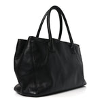 Calfskin Cerf Shopper Tote Black