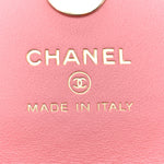 Tweed Quilted Flap Chain Waist Bag Pink