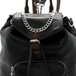 Lambskin Monogram Montsouris Vibe PM Black