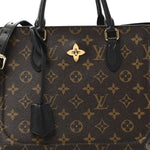 Monogram Flower Tote Black