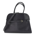 Polished Saddle Calfskin Soft Margaux 12 Black