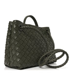 Nappa Intrecciato Small Andiamo Shoulder Bag Pickle