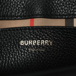 Grainy Calfskin Note Crossbody Bag Black