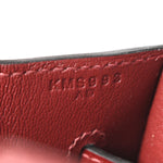 Box Birkin Sellier 30 Rouge H