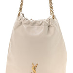 Lambskin Matelasse Monogram Medium Jamie 4.3 Pochon Blanc Vintage