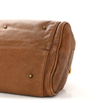 Calfskin Medium Paddington Satchel Tan