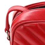 Calfskin Matelasse Monogram Lou Camera Bag Rouge Eros