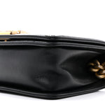 Caviar Quilted Small Boy Flap Black