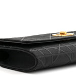 Technical Fabric Macrocannage Miss Caro Top Handle Pouch Black